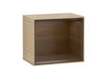 Villeroy und Boch Finion Regalmodul F580GNPC 41,8x35,6x27cm, Regal Walnut Veneer, Oak Veneer