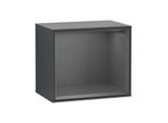 Villeroy und Boch Finion Regalmodul G580GKHG 41,8x35,6x27cm, Emotion, Regal Antracite Matt, Midnight Blue Matt Lacquer