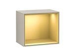 Villeroy und Boch Finion Regalmodul F590HFHH 41,8x35,6x27cm, Ladestation, Regal Gold Matt, Sand Matt Lacquer