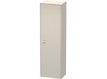 Duravit Brioso Hochschrank BR1331R1091 520x1770x360mm, Taupe, Tür rechts, Griff Chrom