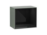 Villeroy und Boch Finion Regalmodul F590PHGM 41,8x35,6x27cm, Ladestation, Regal Glossy Black, Olive Matt Lacquer