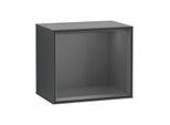 Villeroy und Boch Finion Regalmodul F590GKHG 41,8x35,6x27cm, Ladestation, Regal Antracite Matt, Midnight Blue Matt Lacquer