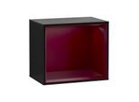 Villeroy und Boch Finion Regalmodul F580HBPH 41,8x35,6x27cm, Regal Peony Matt, Glossy Black Lacquer