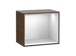 Villeroy und Boch Finion Regalmodul F590MTGN 41,8x35,6x27cm, Ladestation, Regal White Matt, Walnut veneer