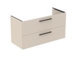 Ideal Standard i.life B Möbelwaschtischunterschrank T5587NF 2 AuszügeSiphon rechts, 1200x505x630mm Sandbeige matt