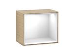Villeroy und Boch Finion Regalmodul G590GFPC 41,8x35,6cm, Ladestation, Emotion, Regal Glossy White, Oak Veneer