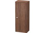 Duravit Brioso Halbhochschrank Individual 91-133cm BR1341R1021, Nussbaum Dunkel/Chrom, Tür rechts
