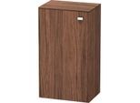 Duravit Brioso Halbhochschrank Individual 61-91cm BR1340L1021, Nussbaum Dunkel/Chrom, Tür links