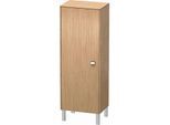 Duravit Brioso Halbhochschrank Individual 91-133cm BR1341L1052, Europ. Eiche, Tür links, Griff Chrom