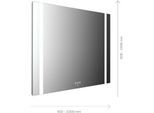Emco Mi 500+ LED-Lichtspiegel 110160010060300 1600 x 1006 mm, mit 2 durchgehenden Lichtausschnitten links und rechts
