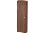 Duravit Brioso Hochschrank BR1321L1021 520x1770x240mm, Nussbaum Dunkel/Chrom, Tür links