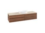 Villeroy & Boch Antao Waschtischunterschrank 1600x360x500mm L25113HM mit Beleuchtung mit Struktur FK/AP: HM/3