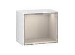 Villeroy und Boch Finion Regalmodul F590HHGF 41,8x35,6x27cm, Ladestation, Regal Sand Matt, Glossy white lacquer