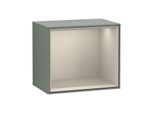 Villeroy und Boch Finion Regalmodul F590HHGM 41,8x35,6x27cm, Ladestation, Regal Sand Matt, Olive Matt Lacquer