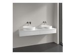 Villeroy und Boch Antao Waschtisch-Unterschrank L17110GF 160x19x50cm, Waschbeckenplattenfarbe Lack, glossy white lacquer, Mit Beleuchtung