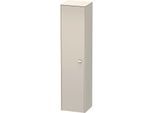 Duravit Brioso Hochschrank BR1330L1091 420x1770x360mm, Taupe, Tür links, Griff Chrom