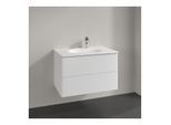 Villeroy und Boch Antao Waschtisch-Unterschrank L04000MT 78,8x50,4x49,6cm, ohne Frontstruktur, white matt lacquer, Mit Beleuchtung
