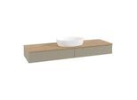 Villeroy & Boch Antao Waschtischunterschrank 1600x190x500mm K14111HK mit Struktur FK/AP: HK/1