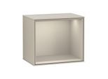 Villeroy und Boch Finion Regalmodul F590HHHH 41,8x35,6x27cm, Ladestation, Regal Sand Matt, Sand Matt Lacquer