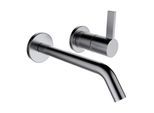 LAUFEN Kartell 2-Loch Unterputz-Waschtischmischer H3113360901201, Ausladung 175mm, Edelstahl
