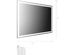 Emco LED-Lichtspiegel 108100007000400 1000 x 700 mm, mit umlaufendem Lichtausschnitt