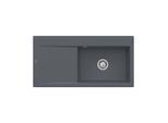 Villeroy und Boch Subway Style 60 Spüle 336100i4 Spülbecken rechts, 510 mm, graphit CeramicPlus