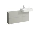 LAUFEN Kartell Waschtischunterschrank 120x61x27cm 4082920336411, Ausschnitt rechts, kieselgrau