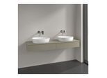 Villeroy und Boch Antao Waschtisch-Unterschrank K17110HK 160x19x50cm, Waschbeckenplattenfarbe Lack, stone grey matt lacquer