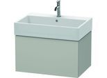 Duravit L-Cube Waschtisch-Unterschrank LC617600707 68,4 x 45,9 cm, betongrau matt, 1 Auszug, wandhängend