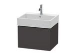 Duravit L-Cube Waschtisch-Unterschrank LC617508080 58,4x 45,9 cm, graphit supermatt, 1 Auszug, wandhängend