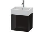Duravit L-Cube Waschtisch-Unterschrank LC6245L4040 43,4x34,1x40cm, wandhängend, Tür links, schwarz hochglanz