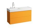 LAUFEN Kartell Waschtisch-Unterschrank H4076480336431 118x60x45cm, 2 Schubladen, ockerbraun
