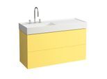 LAUFEN Kartell Waschtisch-Unterschrank H4076480336441 118x60x45cm, 2 Schubladen, senfgelb