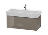 Duravit L-Cube Waschtisch-Unterschrank LC617808989 98,4x 45,9 cm, flannel grey hochglanz, 1 Auszug, wandhängend