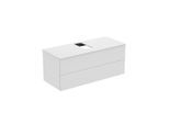 Ideal Standard Adapto Waschtisch-Unterschrank U8598WG 1200x502x505mm, 2 Auszüge, Hochglanz weiß lackiert