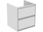 Ideal Standard Connect Air Waschtischunterschrank E1607B2 2 Auszüge, 480x517x409mm, weiß glänzend/weiß matt