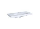 Geberit Acanto Waschtisch 500633012 90 x 42,2 cm, mit Ablagefläche, mit Hahnloch, mit Überlauf, weiß