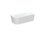 Bette BetteStarlet V Silhouette Badewanne 6680-004CELVK edelweiß, 165x75x42cm, mit Schürze