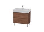 Duravit L-Cube Waschtisch-Unterschrank LC677702121 78,4x 45,9 cm, nussbaum dunkel, 2 Auszüge, stehend