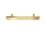 hansgrohe Axor ShowerHeaven Kopfbrause 1200 4jet Axor 12427990 polished gold optic, mit Lichtm. 3500 K