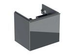 Geberit Acanto Waschtischunterschrank 500609JK2 59,5x53,5x47,6 cm, Glas Lava - Lava matt