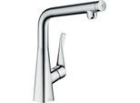 hansgrohe Metris Spültisch-Einhebelmischer 14785000 1jet, 5,7 l/min, chrom
