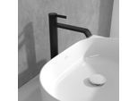 Villeroy und Boch Dawn Einhebel-Waschtischarmatur TVW106106152K5 erhöht, ohne Ablaufgarnitur, matt black
