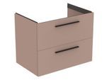 Ideal Standard i.life B Möbeldoppelwaschtisch-Unterschrank T5272NH 2 Auszüge, 80 x 50,5 x 63 cm, greige matt