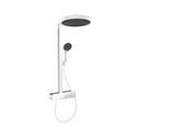 hansgrohe Rainfinity Brause-Set 26853700 mit Thermostat, Brausekopfgröße 360mm, mattweiß