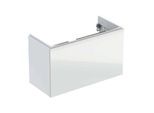 Geberit Acanto Waschtischunterschrank 500616012 Compact, 89x53,5x41,6 cm, Glas weiß-weiß hochglanz
