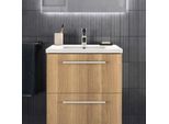 Ideal Standard i.life B Möbeldoppelwaschtisch-Unterschrank T5270NX 2 Auszüge, 60 x 50,5 x 63 cm, Eiche natur