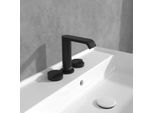Villeroy und Boch Dawn Dreiloch-Waschtischarmatur TVZ106001000K5 ohne Ablaufgarnitur, matt black