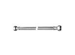 Schell Clean-Fix S Flexibler Schlauch 102170699 1000 mm, 2x Überwurfmutter G 3/8 IG, verchromt