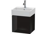 Duravit L-Cube Waschtisch-Unterschrank LC6245R4040 43,4x34,1x40cm, wandhängend, Tür rechts, schwarz hochglanz